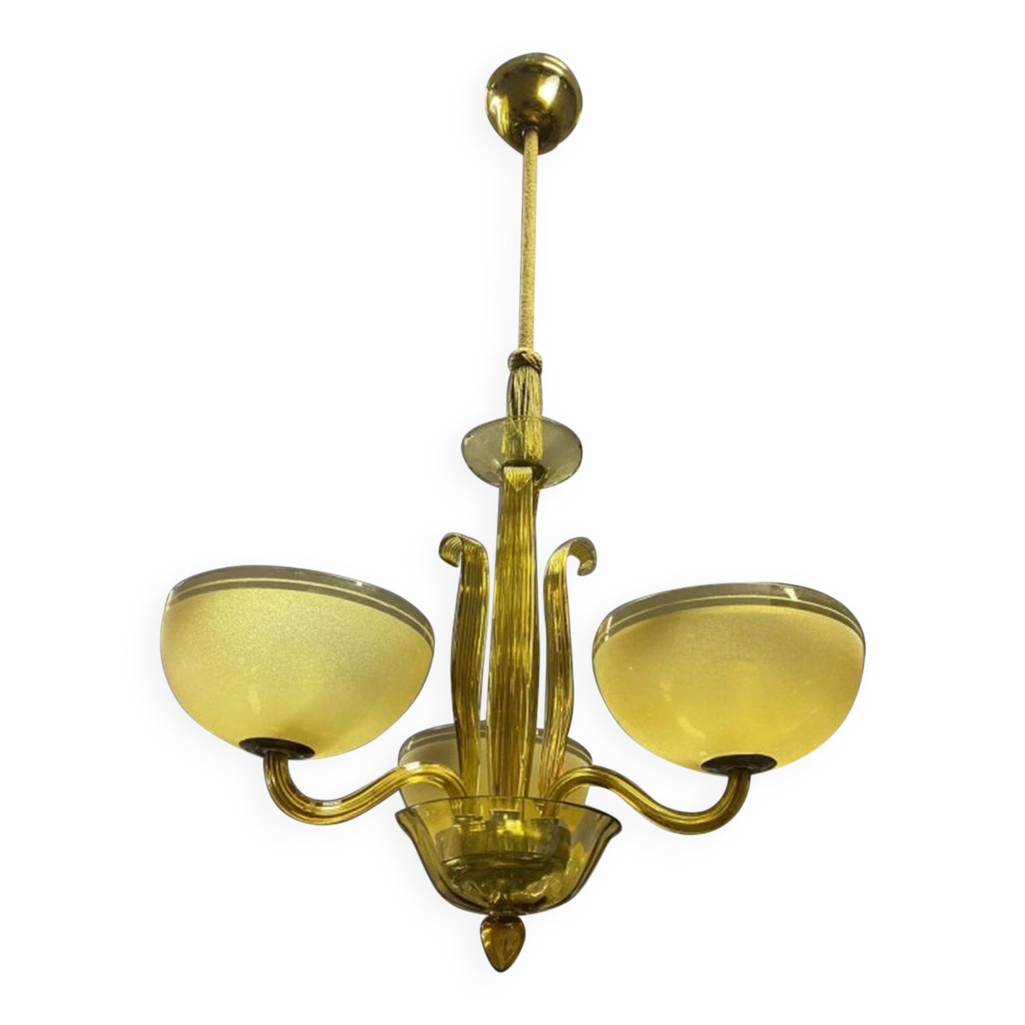 Murano Yellow Lustre