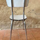 White formica chair