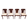 Un ensemble de chaises anciennes datant d'environ 1860.