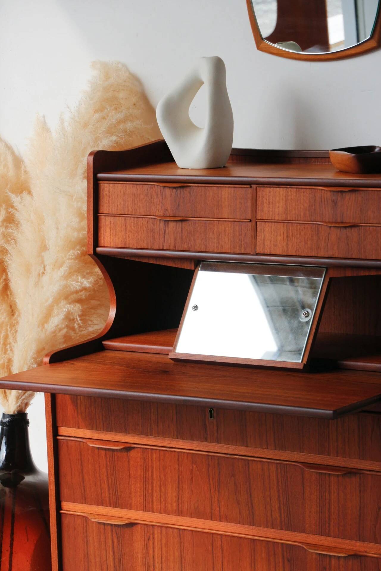 Danish teak secretary from the 1960s | Scandinavian design