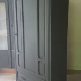 Black art deco Parisian wardrobe