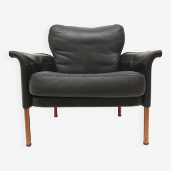 Leather armchair by Hans Olsen 1960s