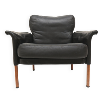 Leather armchair by Hans Olsen 1960s