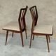 Suite de 4 chaises en bois par Maurizio Tempestini (It.) - mid.XXeme