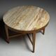 Table basse en marbre travertin