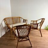 Rattan garden furniture