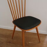 4 chairs baumann v5 skaï black light beech