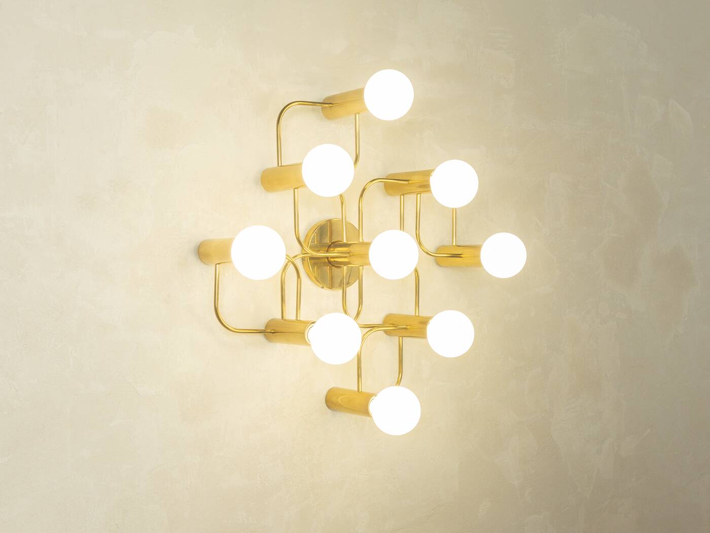 Wall and ceiling lamp Gaetano Sciolari Leola