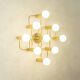 Wall and ceiling lamp Gaetano Sciolari Leola