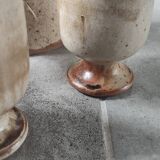 Service trio in pyrite stone Puisaye Jean-Pierre Prud'homme.