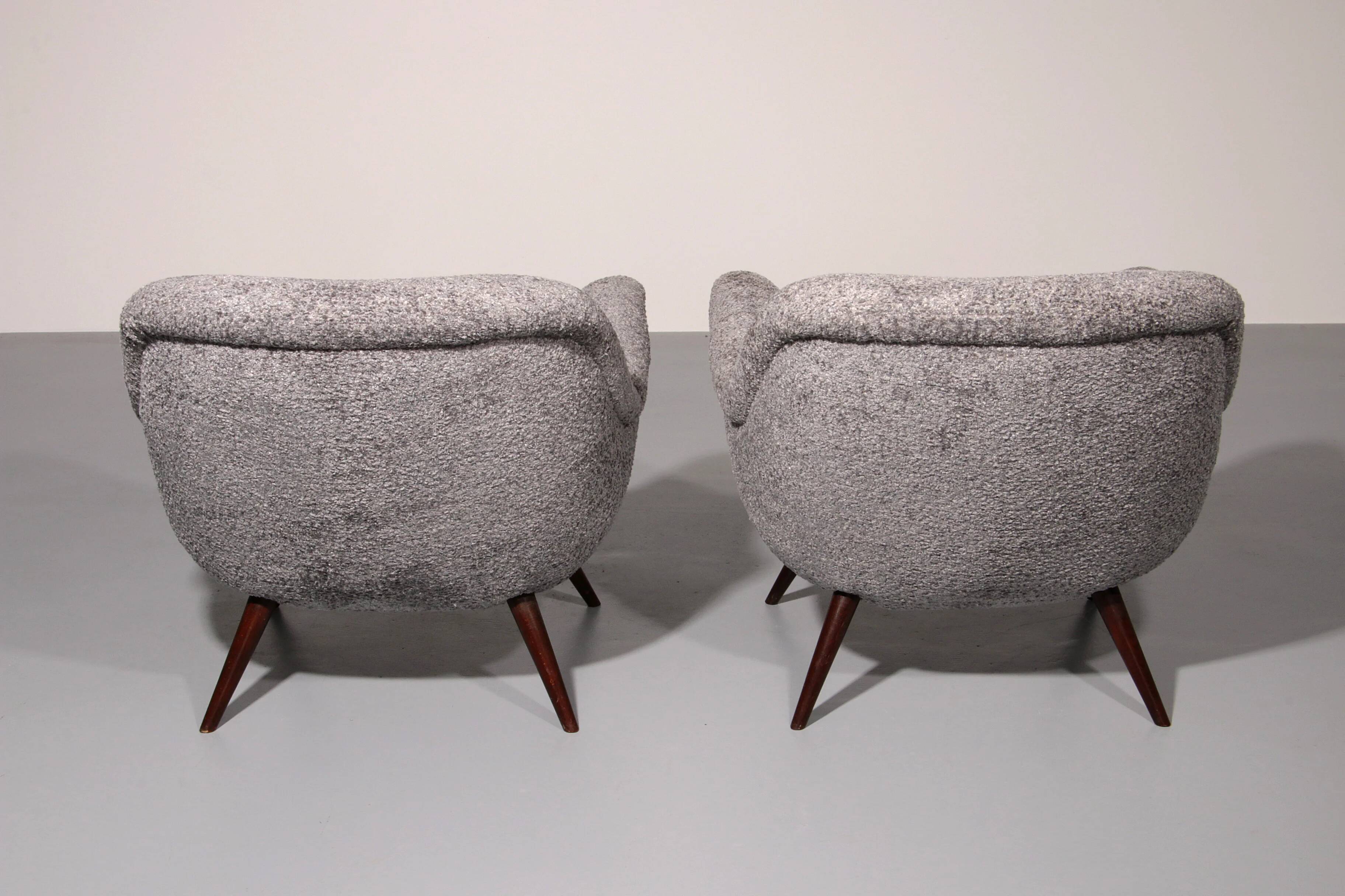 Fauteuils Gustav Bergmann de Lippe, Allemagne, 1960