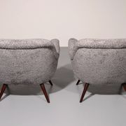 The Gustav Bergmann armchairs from Lippe, Germany 1960