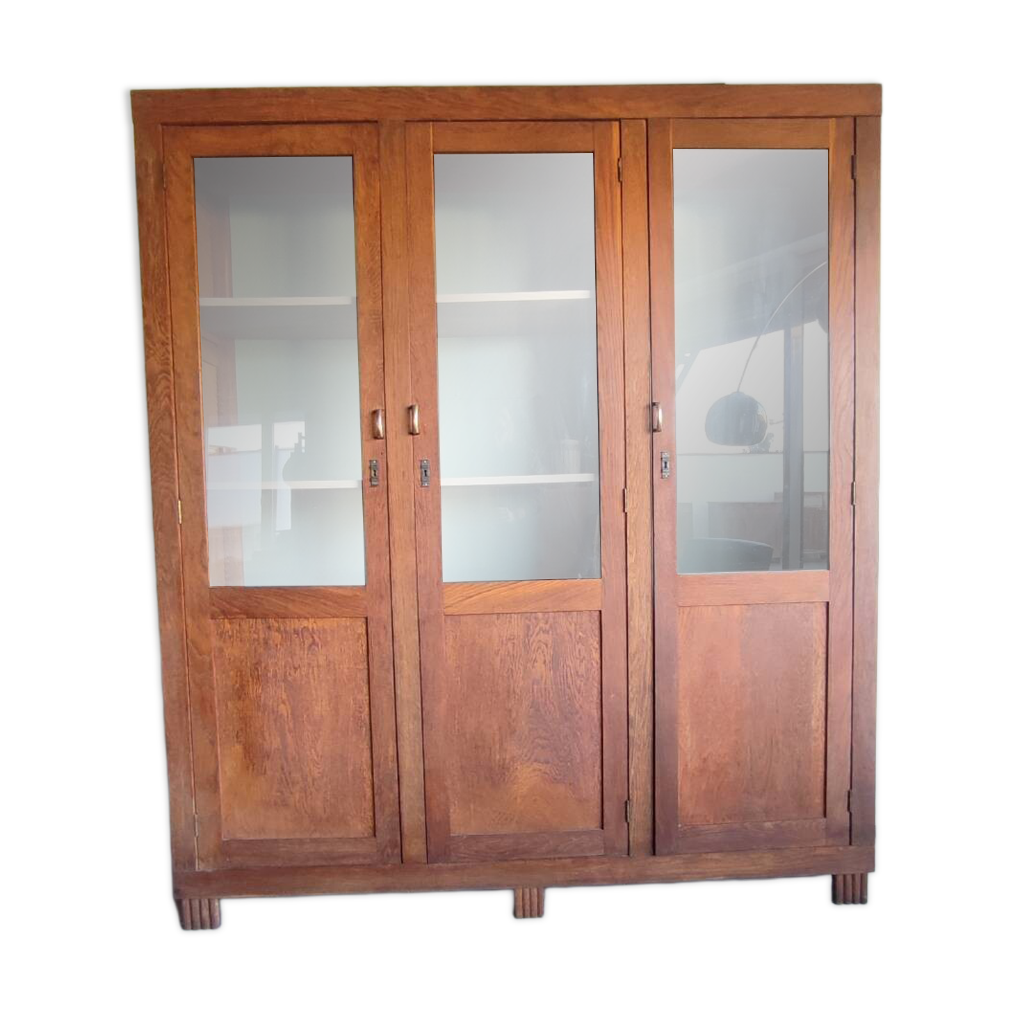 Glass-fronted Parisian wardrobe