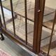Early 20th century English mahogany display cabinet