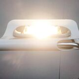 Vintage italian table lamps tegola by bruno gecchelin for blu italia, set of 2