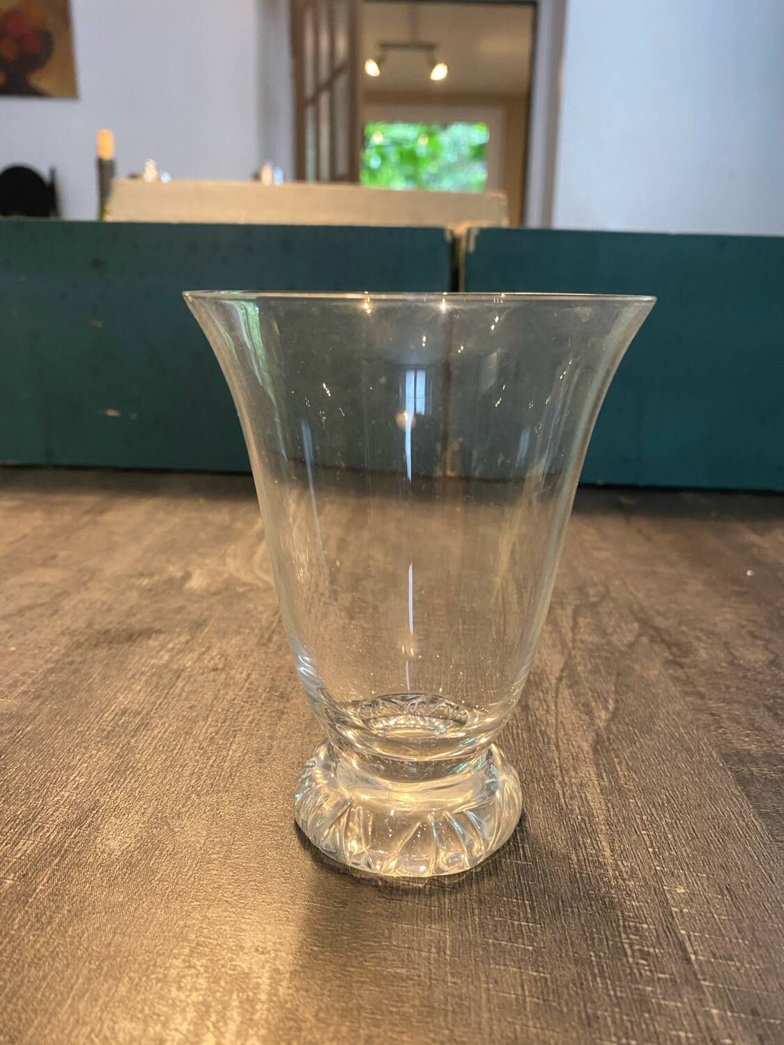 Lot of 19th century tulip crystal glasses