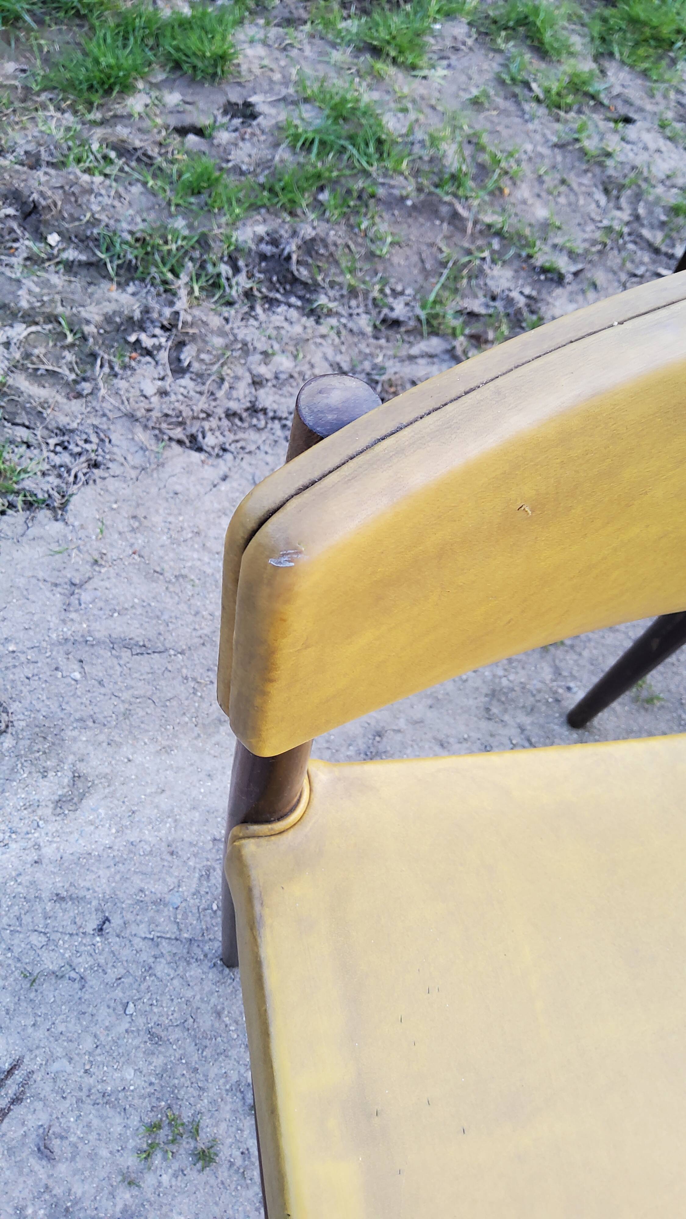 Set of 4 Scandinavian rosewood chairs from the 50s