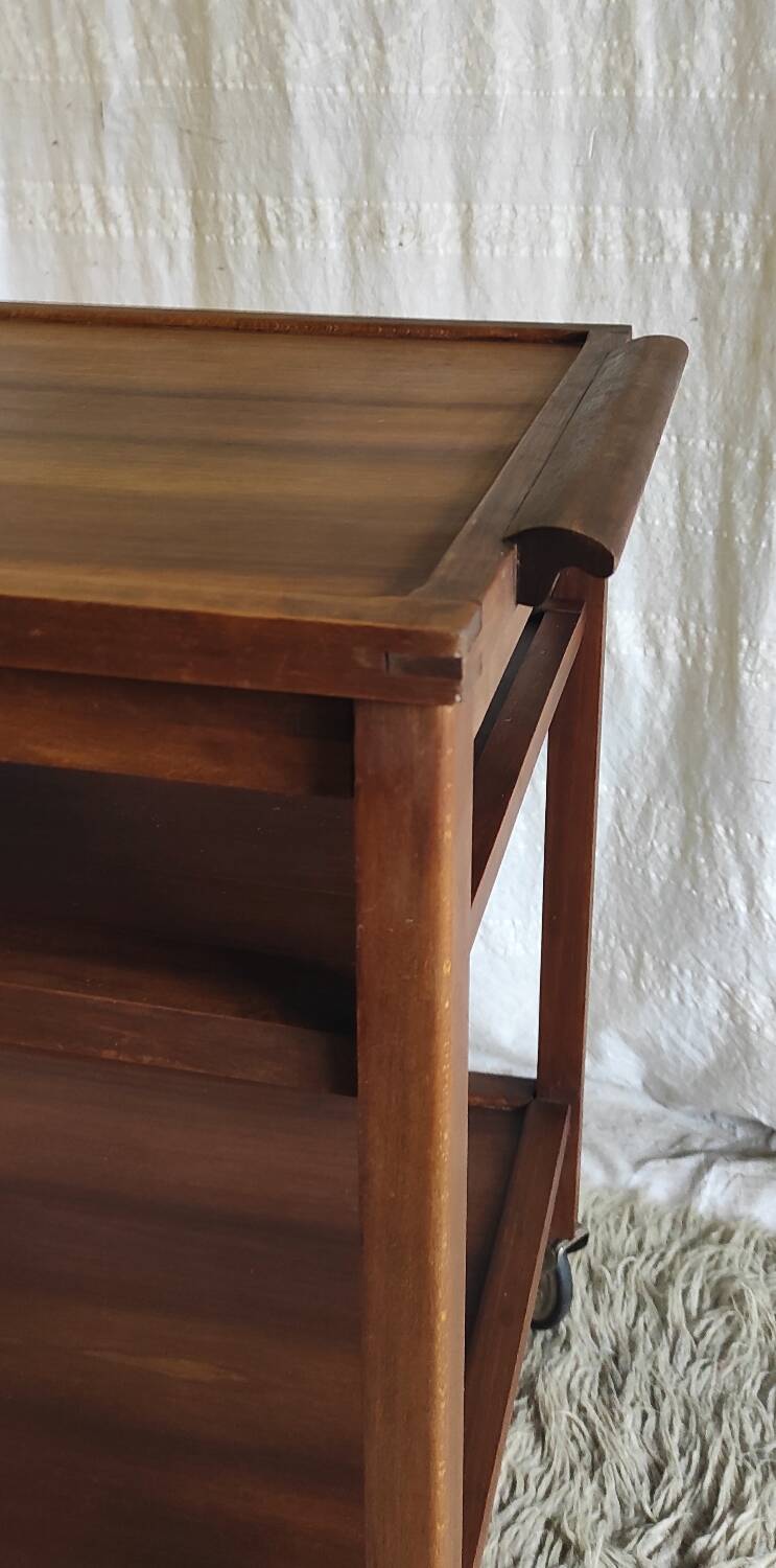 Solid wood server - mid-20th century