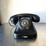1940’s Scandinavian Bakelite Rotary analog Telephone