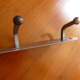 cloth holder or towel rack in chrome metal