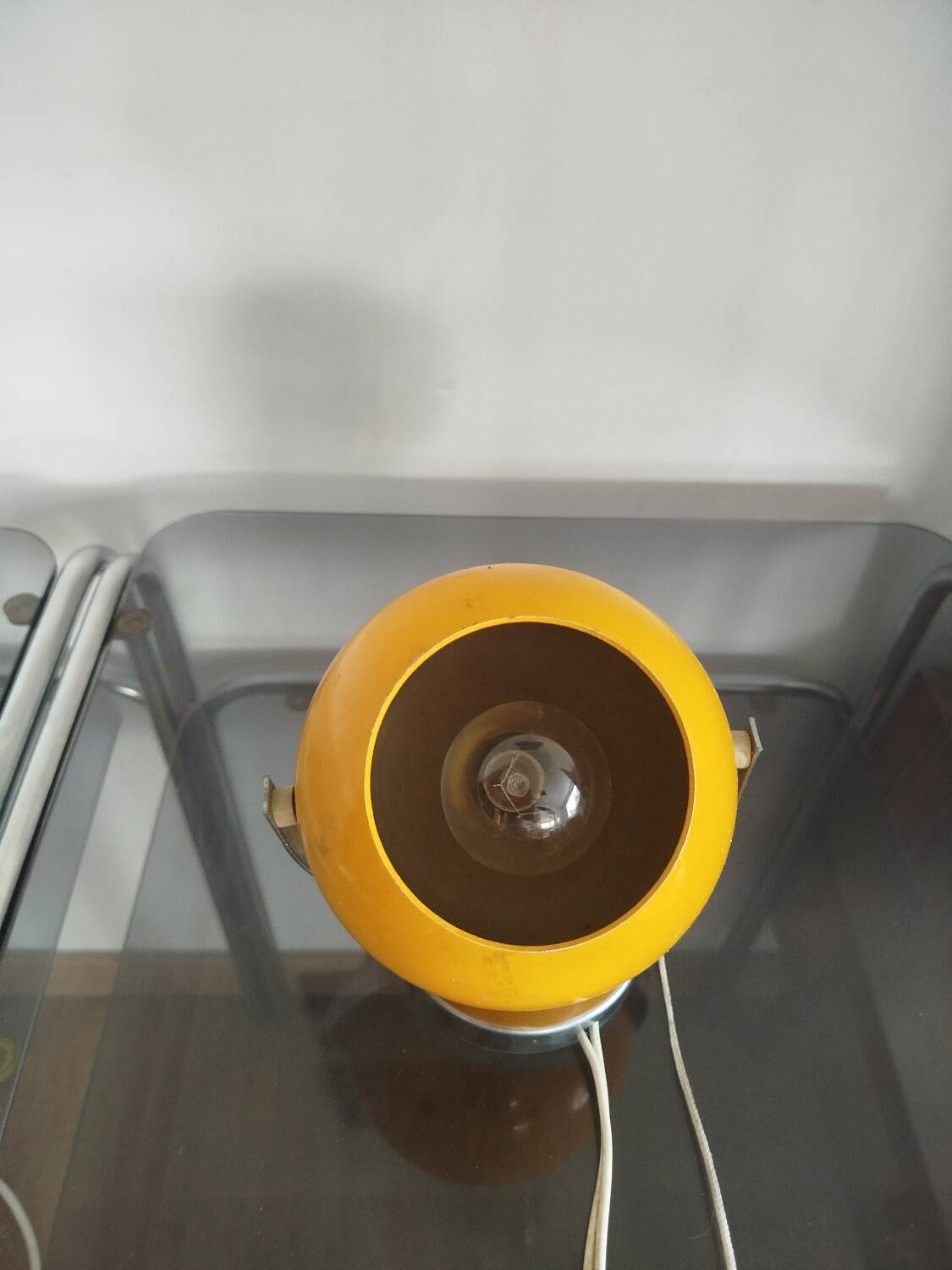Yellow eyeball lamp, 1979s