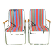 Foldable camping chairs 60s