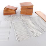 Ladder shelf wall unit by Nisse Strinning for String Design AB, 1950s