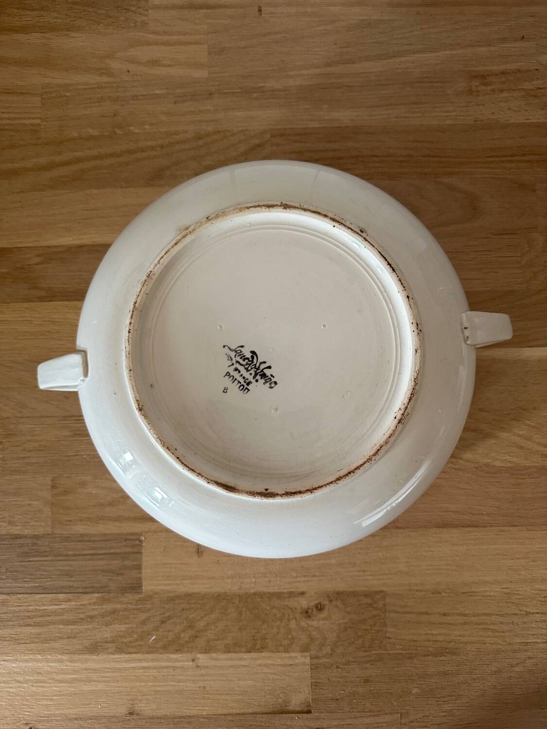 Sarreguemines salad bowl, Poitou model