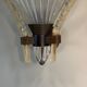 Pair of Venetian wall lights in Murano glass by Seguso, circa 1930.