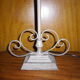 Lampe de salon/burau à poser en fer forgé années 70