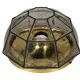 1960s 1970s Ceiling Lamp Flush Mount by Glashütte Limburg Germany