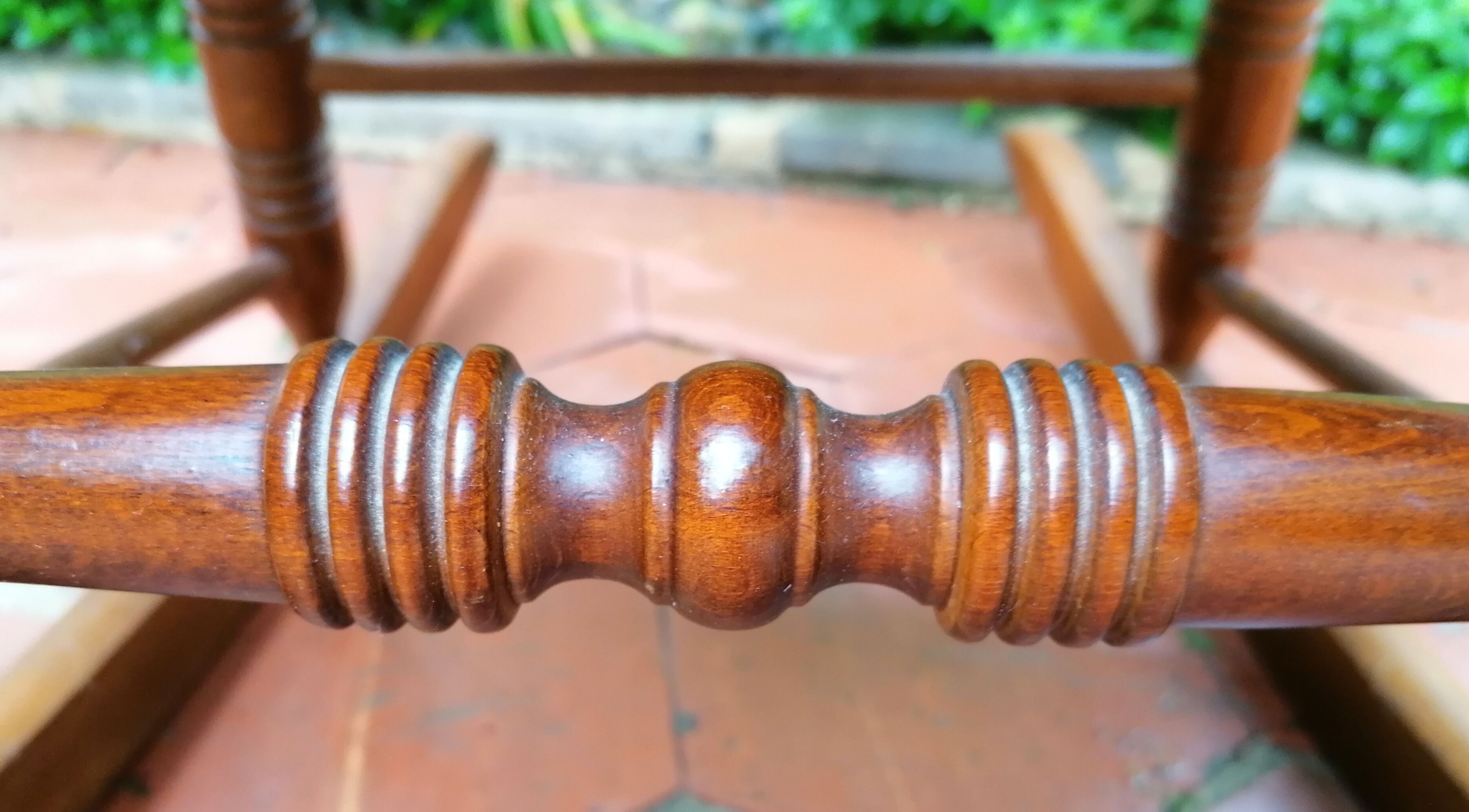 Wooden rocking chair