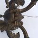 2 bronze wall lights