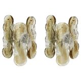 Pairs of large wall sconces by Kalmar, Austria, 1960s