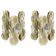 Pairs of large wall sconces by Kalmar, Austria, 1960s