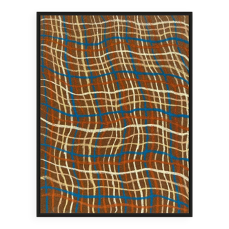 Dessin au pastel Textile II by Atelier Cléophée