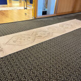 Handmade pastel faded long runner