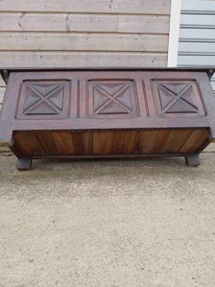 Solid rustic chest
