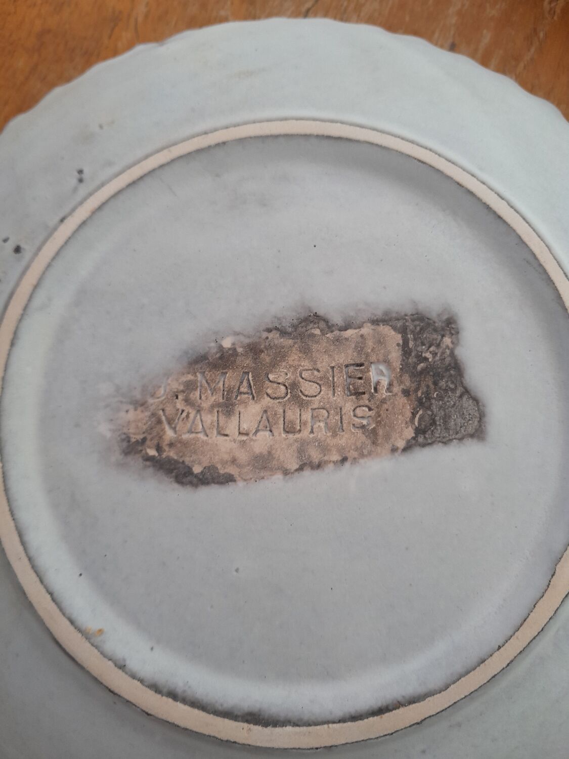 Ceramic dessert plates signed Jérôme MASSIER - Vallauris