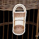 Vintage wicker aperitif basket