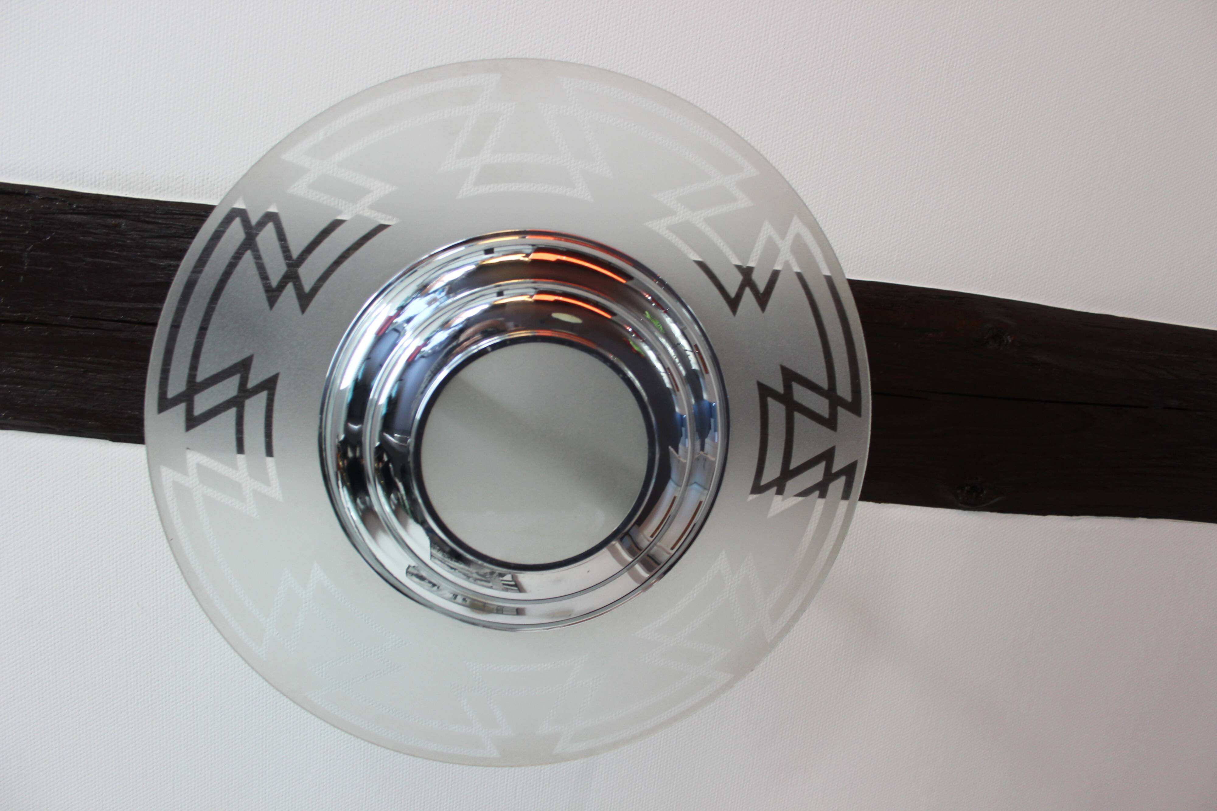 Art Deco ceiling chandelier