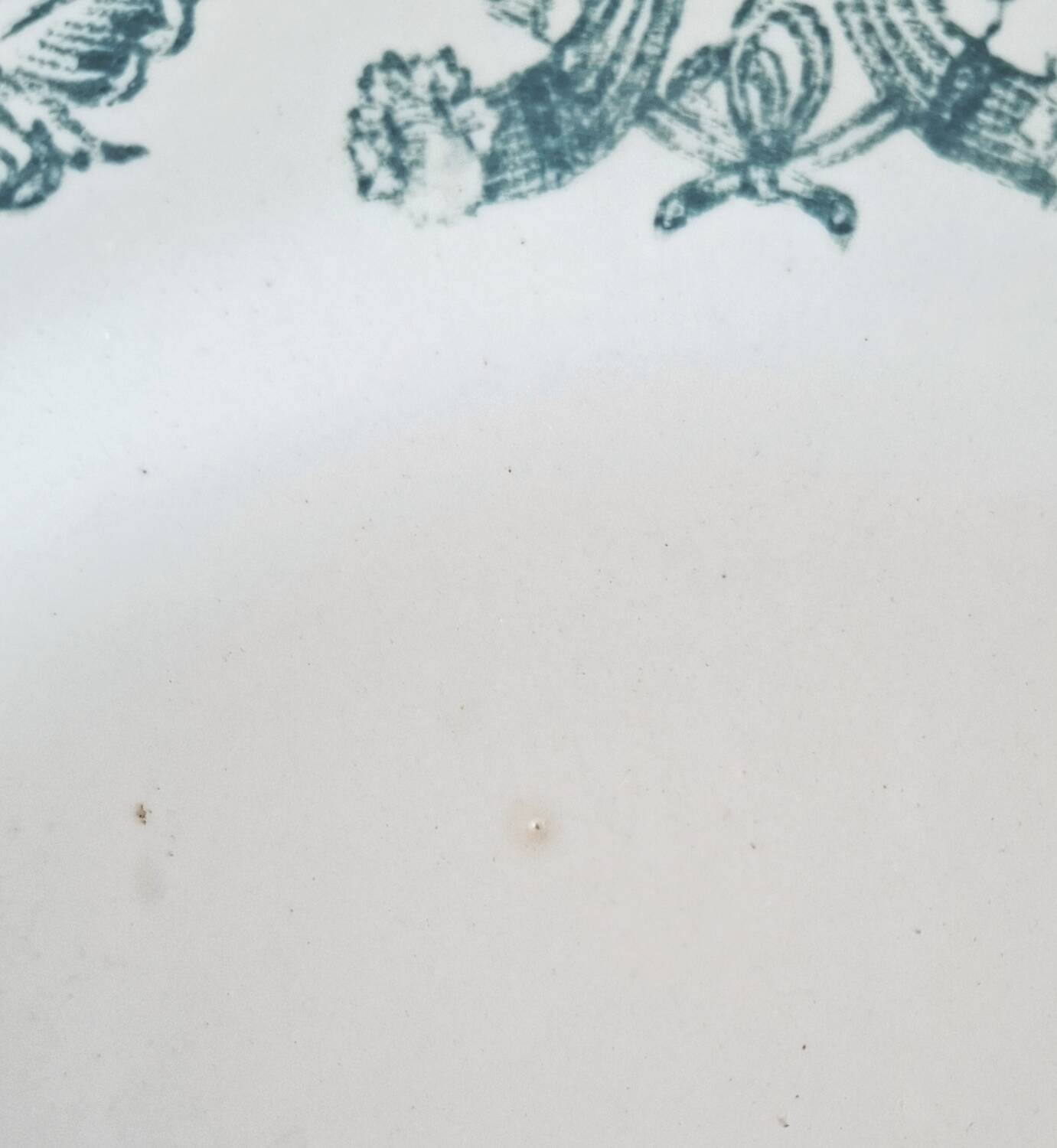 Mismatched antique ironstone earthenware plates