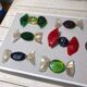 9 Murano glass candies