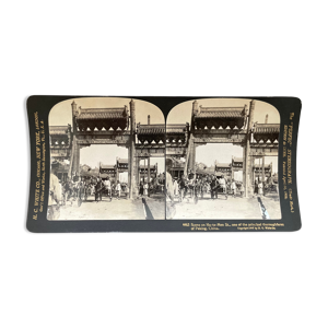 Photographie ancienne stereo, stereograph,