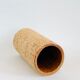 Vintage ceramic vase wood effect