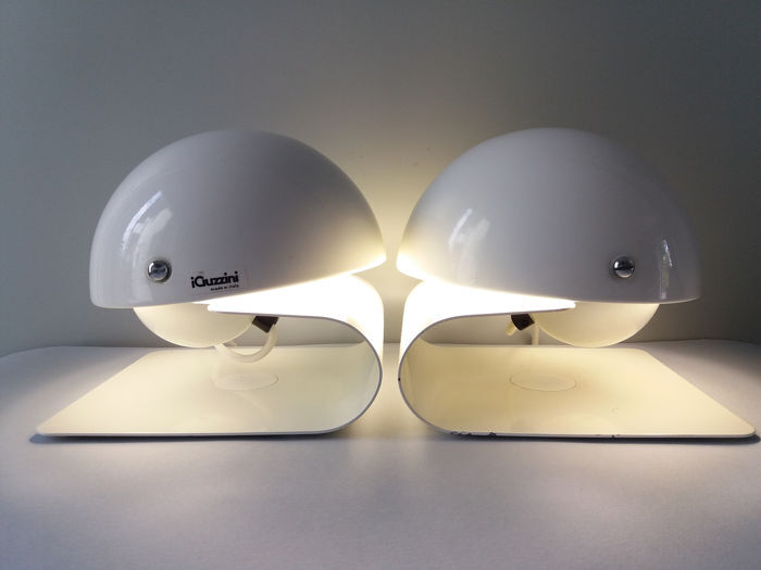 Pair of Guzzini lamps - "Bugia" Giuseppe Cormio