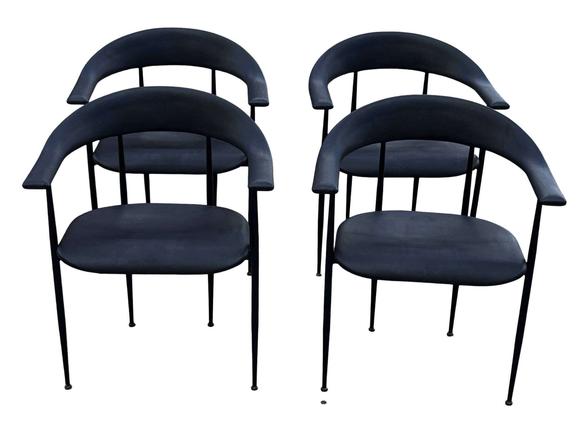 Vintage Fasem P40 chairs set of 4 from the 80s