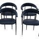 Vintage Fasem P40 chairs set of 4 from the 80s