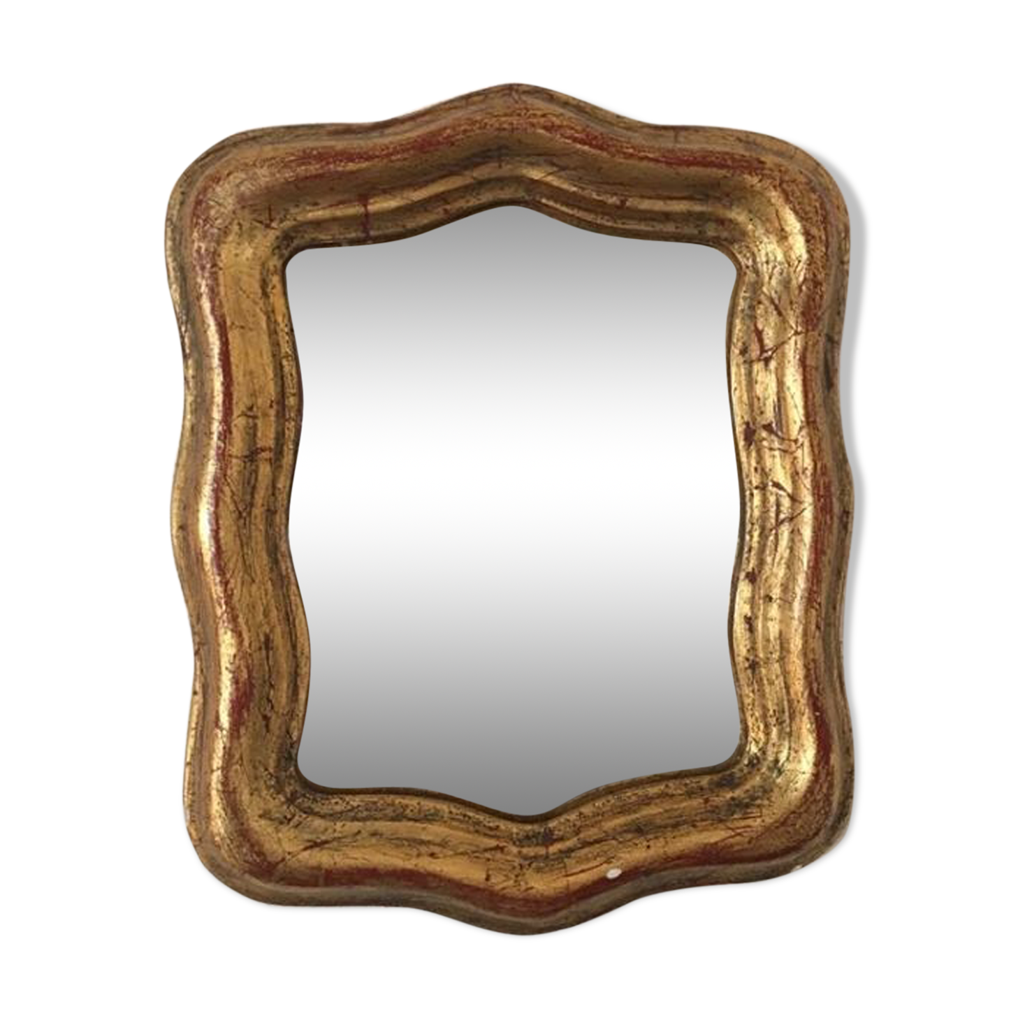 Small mirror to the original form of the 1970s 18 x 13 cm