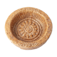 1970s Brown Textured Ceramic Ashtray from Aleluia